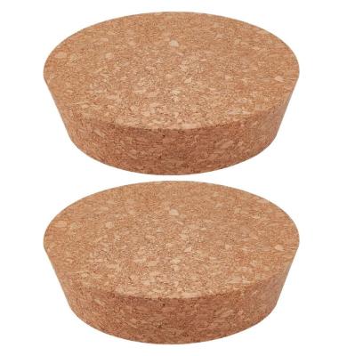 China Customized  Natural Tapered Cork Lids Stoppers for Glass Bottle or Jars à venda