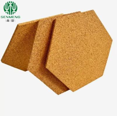 중국 Hexagon Cork Board Tiles Self-Adhesive Corkboards for Wall Pin Board Decorative Bulletin Board for Office Home Kitchen 판매용