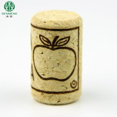 Cina Custom Size and Logo Wholesale Natural Reusable Wine Cork Stoppers in vendita