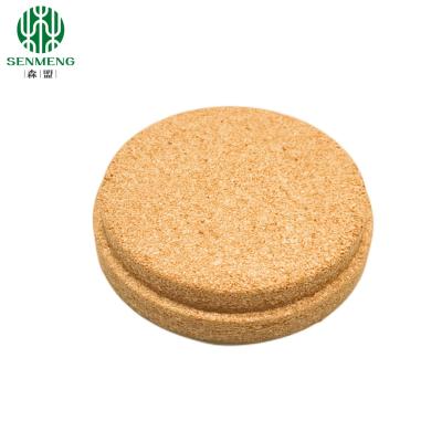 Cina Custom Size & Logo Natural Wholesale Wooden Cap Tapered Cork Lids in vendita