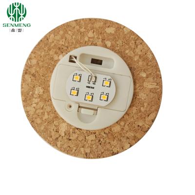 Cina Wholesale Custom Size Natural Bulb Cork Stopper Cork Lids in vendita