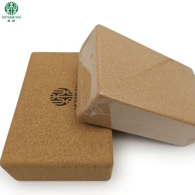 China Natural Cork Blocks Standard Size Yoga Blocks Non-Slip&Anti-Tilt Lightweight, Odor-Resistant for sale