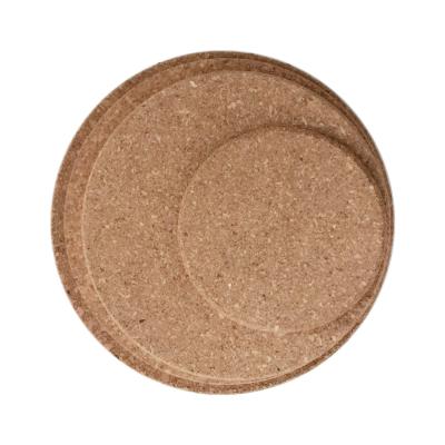 China Dia 8in Antiscratch Round Cork Table Mats Board Placemats Eco Friendly for sale