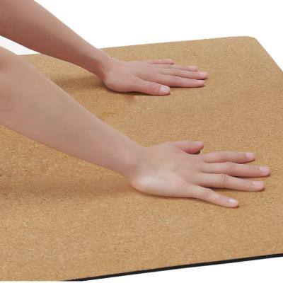 Chine Glissez non la couleur épaisse d'OEM de Cork Mat Sweatproof Durable 5mm de yoga à vendre