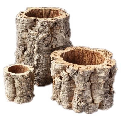 China 1000pcs natuurlijke Cork Bark Planter Round Flower-niet Giftige Potten Te koop