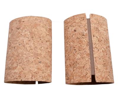 China Moistureproof Natural Cork Fabric Glass Bottle Cork Sleeve ISO9001 for sale