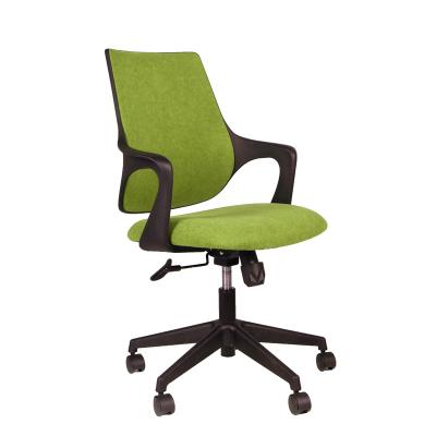 China Small Office Chair (Size) Mid Fabric Back Office Chair Fabric Leisure Adjustable Back Chair for sale