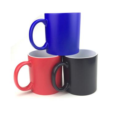 China Hot Sale Custom Sublimation Color Changing Photo Coffee Mugs Personalized Heat Transfer Viable Printing MU Magic for sale