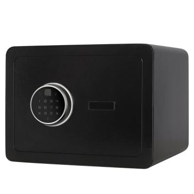 China New Design LED Touch Screen Commercial Biometric Fingerprint Lock Storage Safe Places Box For Hotel for sale