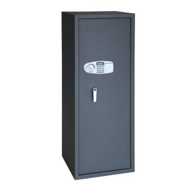 China Metal LED Display Electronic Lock Security Storage 8 Shotgun and Bullets Launch Safe Cabinet for sale