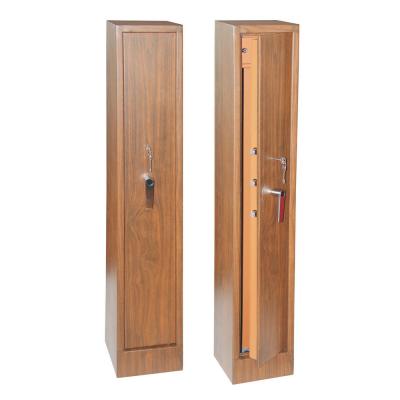 China Storage Launches Wood Surface Grain Gun Storage 4 Gun Safe Mechanical Rifle Gun Safe for sale