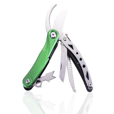 China Anti-skid Floral Scissors Stainless Steel Handle Garden Scissors Multifunctional Garden Shears for sale