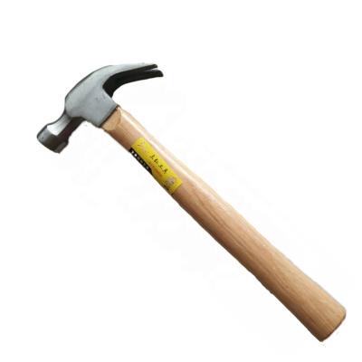 China Carbon Steel Eco-friendly Crescent Grip Nipple Hammer 0.25KG 0.5KG Hammer 0.25KG 0.5KG Iron Wood White Steel Hammer for sale