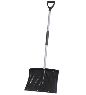 China Plastic Snow Plow Snow Shovel Snow Plow With Steel Handle And D Handle Suitable For Driveway Or Sidewalk Clearing 18IN for sale