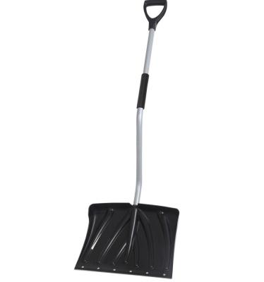 China Plastic Snow Plow Snow Shovel Snow Plow With Steel Handle And D Handle Suitable For Driveway Or Sidewalk Clearing 18IN for sale