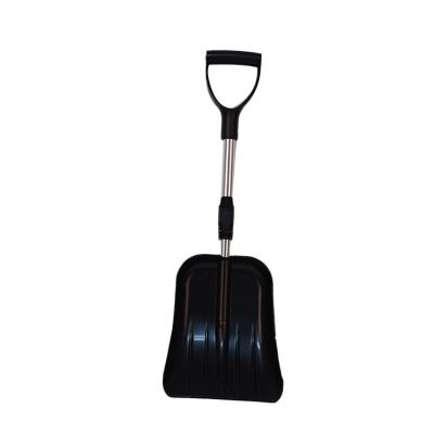 China Plastic Snow Shovel Snow Shovel Snow Removal With Telescopic Aluminum Handle for sale