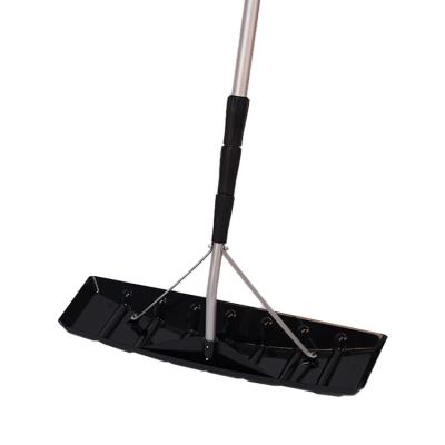 China Telescopic Snow Shovel Snow Roof Scraper Roof Snow Rake, Roof Snow Shovel With Telescopic Aluminum Tube for sale