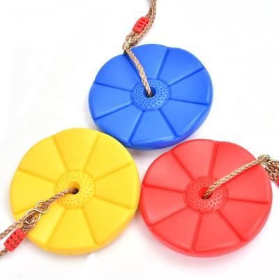 China Relax and Play Amusement Park Outdoor Playground Equipment Petal Disc Swing for sale