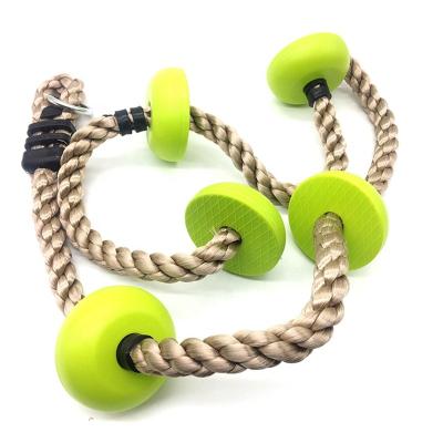 China Outdoor Toys 2M Length Children Outdoor Climbing Rope With Plastic Knot Playground Equipment for sale