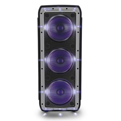 China PORTABLE Outdoor High Power 80w DJ Party Rechargeable Portable Speaker With Led Light for sale