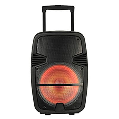 China EZCast 15 Inch High Power Wireless BT Classic Hot Selling Battery Trolley Loud Bass Loud Speaker With LED Light for sale