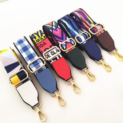 China Polyester+cotton New Color Bags Wide Shoulder Bag Accessories Strap Messenger Bag Long Strap for sale