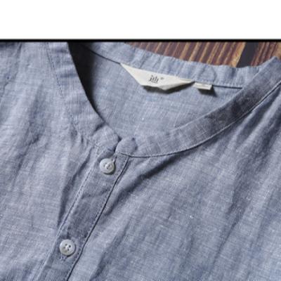 China Anti-pilling Wholesale Price Canvas Button Down Loose Shirt 100% Canvas Shirt Clothes for sale