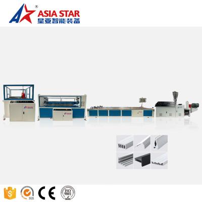 China Sheet PVC Wiring Duct Profile Production Line PP PE Wood Panel Plastic Sheet Board WPC Profile Extrusion Production Line for sale