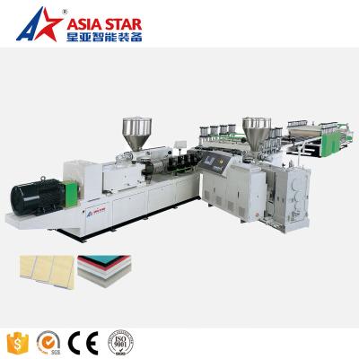 China Sheet pvc pipe making machine extrusion pvc peeling foaming line XPS foam board extruder production wpc board extrusion line for sale