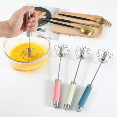 China Hot Selling Stainless Steel Semi Automatic Egg Beater Viable For Baking for sale