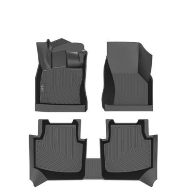 China Easy Cleaned Factory Wholesale Car Mat TPE Black Can Be Tailored DIY Easy Clean Customized Car Floor Mats for sale