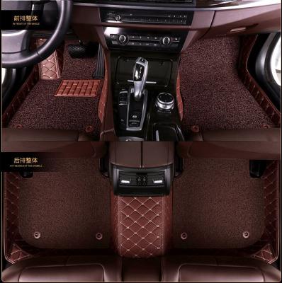 China Easy Cleaned Factory Universal Custom Car Floor Mats Black Business 4 5 7 pieces Applicable to special car car foor mat for sale