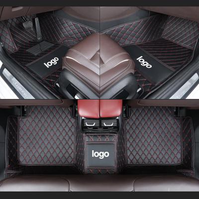 China Easy Cleaned Factory Custom Automotive Interior Black Full Surround 5D 7D Various Models Right Hand Drive Universal Car Mat Set for sale