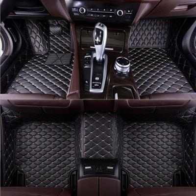 China Easy Cleaned Customized Wholesale Automotive Interior Beige Right Hand Drive Easy Clean Universal car floor mat min order 1 set for sale