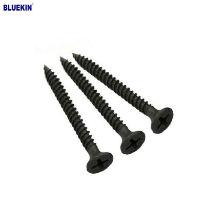 China Steel Black Drywall Nail With Phosphate Gypsum Treatment And Spiral Shank for sale