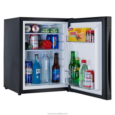 China Brevino 35L Thermoelectric Hotel Minibar Mini Fridge Beverage Fridge With Solid Door for sale