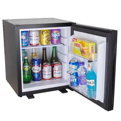 China Hotel THERMOELECTRIC Minibar Silent Minibar 30L Fridge With Solid Door for sale