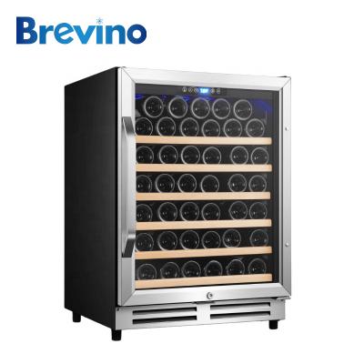 China New Product Stain Steel Wine Fridge Cooler Compressor Vinotheque Fridge For Built In Or Freestanding Outdoor for sale