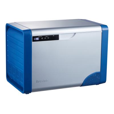 China Hot Selling Modern and Fashion 25L 12V/24V Mini Freezer Fridge Compressor Blue Refrigerator for Vehicle Truck RV Boat Camping Home for sale