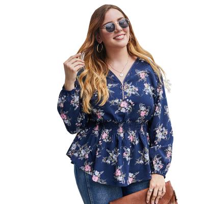 China Parride Printed Blouse Women's Shirt Chiffon With Sleeve Tops Short Women's Blouses 2020 And Elegant Blouse Top Female for sale