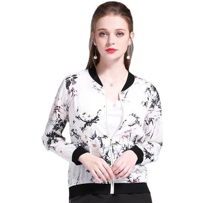 China 2021 blusas de dama loose korean anti-pilling blouse custom floral print zipper plus size woman long sleeve puffy blouse women's blouses for sale