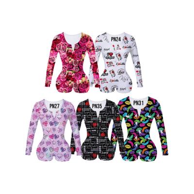 China 2022 Adult Women QUICK DRY Valentine Onesie Lover Onesie Valentines Day Onesie Long Sleeve Sexy Pajamas for sale