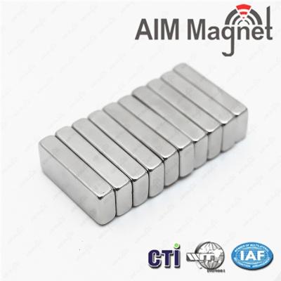 China Strong Sintered Ndfeb Magnets Block 1.7x4x5 mm N50 for sale