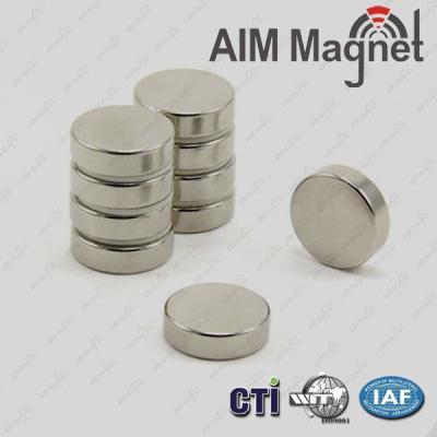 China N35 coated Ni round shape D10x 5mm Neodymium Magnet Ndfeb Magnet for sale