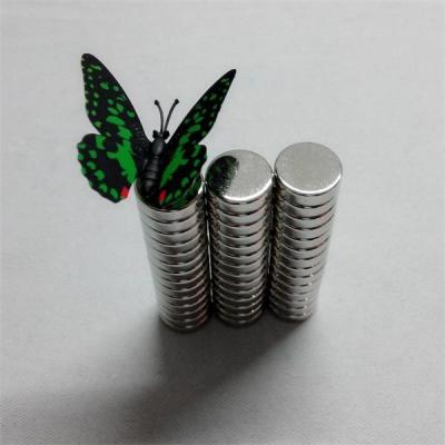 China 1/8 x 1/16 Inch Neodymium Rare Earth Disc Magnets N48 for sale