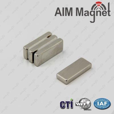 China 1/4 x 1/6 x 1/8 Inch Neodymium Rare Earth Block Magnets N48 for sale