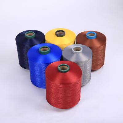 China 6 S&Z Count PA6 78dtex/24f Moisture-absorbent nylon dty yarn dope dyed color nylon dty yarn for sale