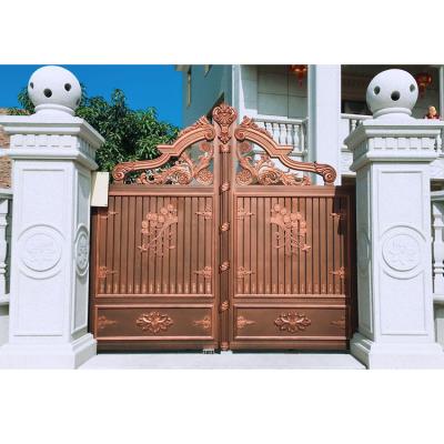 China JUJRUI factory direct sale high quality smart easily assembled villa aluminum cut aluminum door for sale