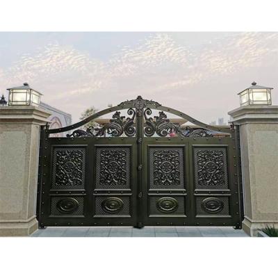 China JURUI Factory Modern High Quality Sliding Door Villa Entrance Door Cut Out Smart Aluminum Driveway Door for sale