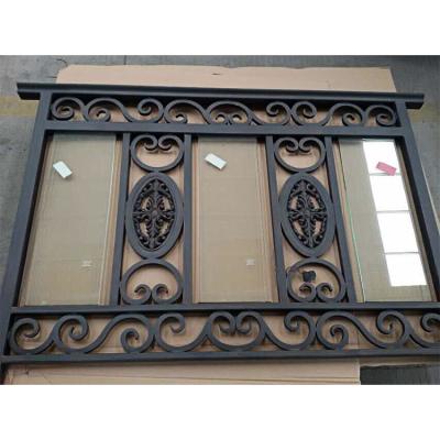 China JURUI factory sale modern direct elegant wrought iron/aluminum garden balcony villa home iron fence for sale